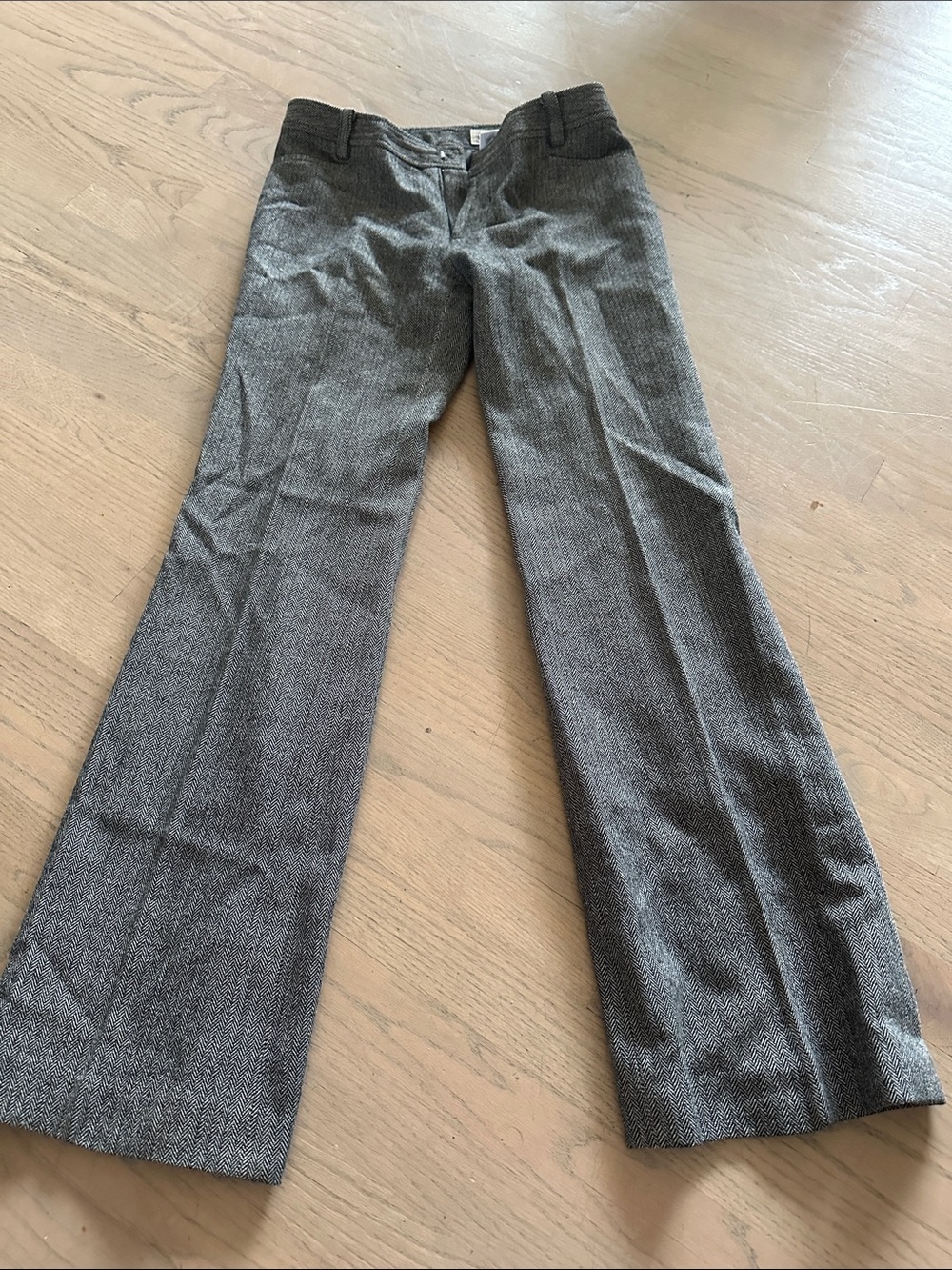 Gray Women's Tailored Trousers - Classic Straight Leg